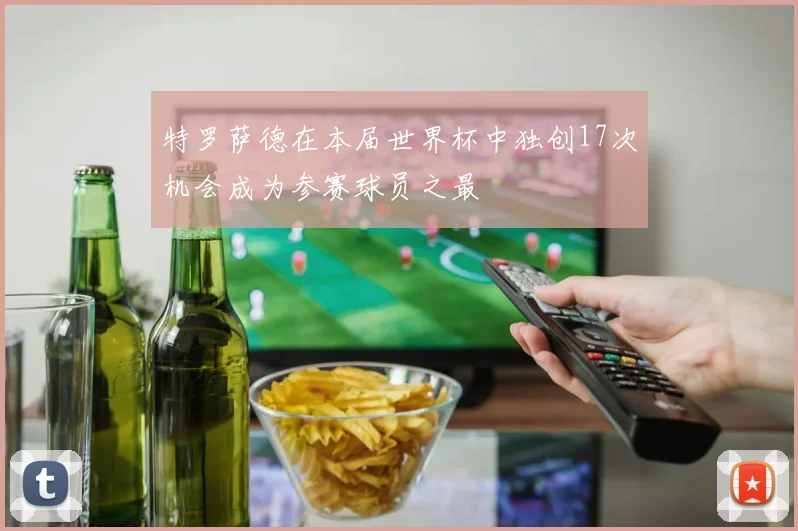 特罗萨德在本届世界杯中独创17次机会成为参赛球员之最